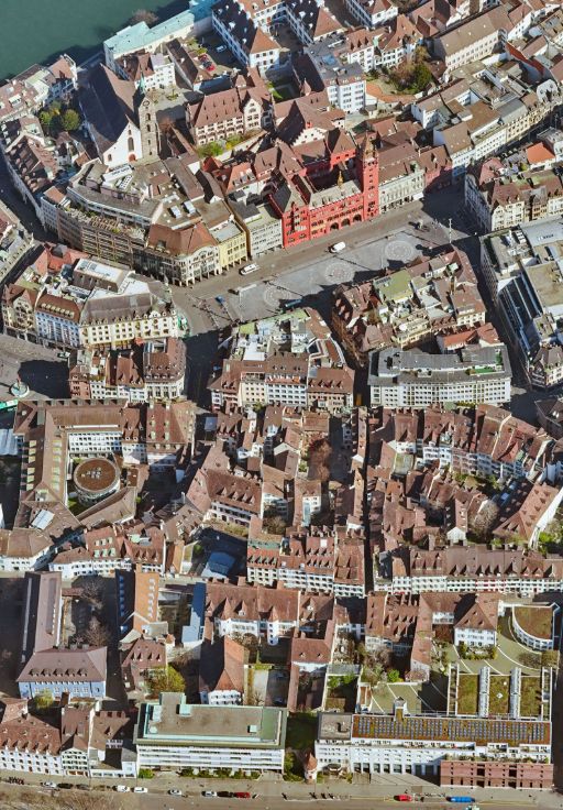 2020, Innenstadt, Schrägluftbild; Quelle: GVA BS