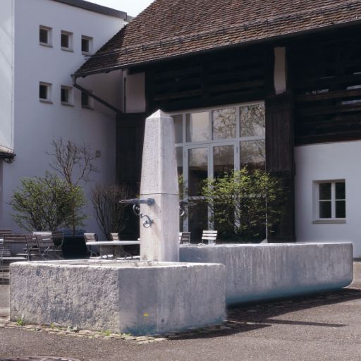 Ein Brunnen auf dem BSB-Areal