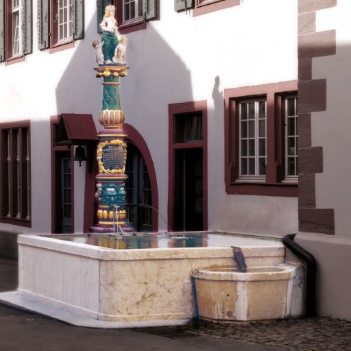 Ein Brunnen auf dem Waisenhaus-Areal