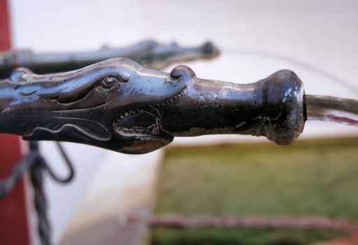 Detail am Brunnen auf dem Waisenhaus-Areal
